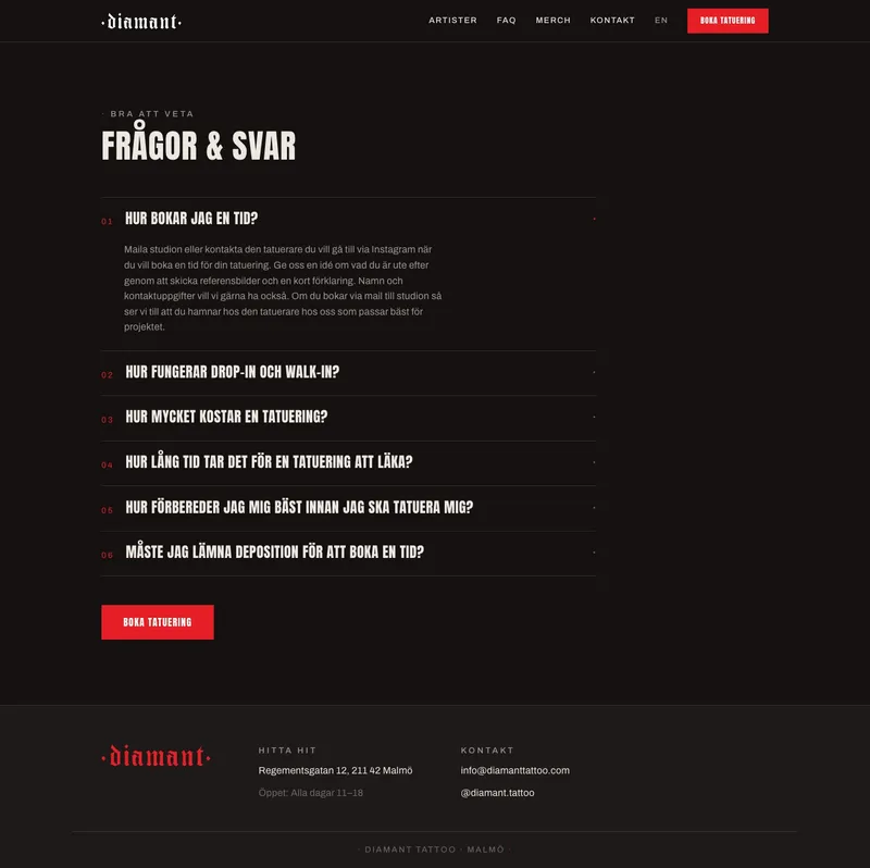redesigned faq — native accordion